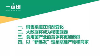 B2B產(chǎn)業(yè)互聯(lián)網(wǎng)視角下的中國(guó)食用菌產(chǎn)業(yè)發(fā)展新機(jī)遇——一畝田公共事務(wù)副總裁彭南峰先生在第二屆中國(guó)古田食用菌大會(huì)的主旨演講摘要